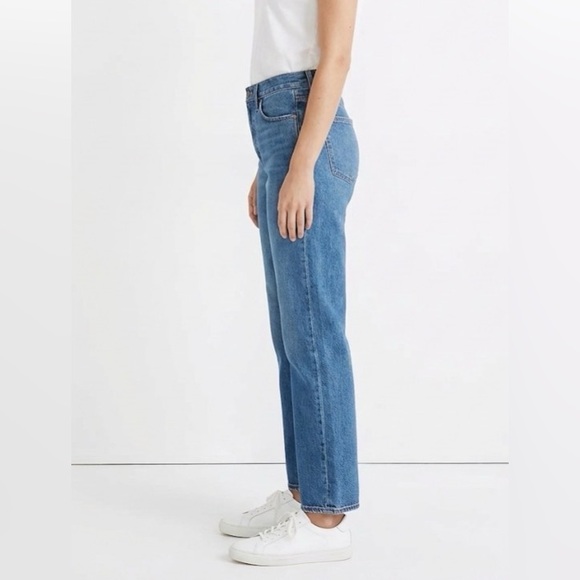 Madewell Women's High Rise Straight Leg Jeans Size 30X29 - Picture 2 of 13